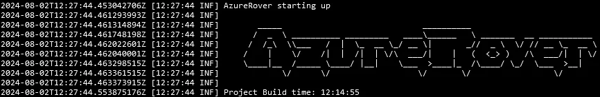 Startup banner / logo for the Azure cloud debugger
