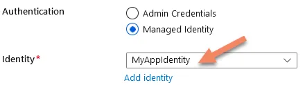 The Managed Identity to access the Container Registry is wrong!