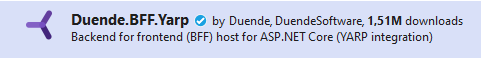 Duende.BFF.Yarp NuGet package
