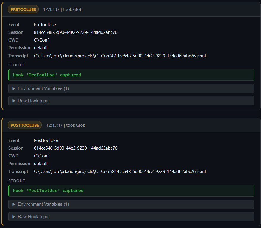 Diagram showing how Claude Code sends hook event JSON to HookAgent via stdin, receives an exit code response, and forwards the event to the Coding Agent Explorer over HTTP